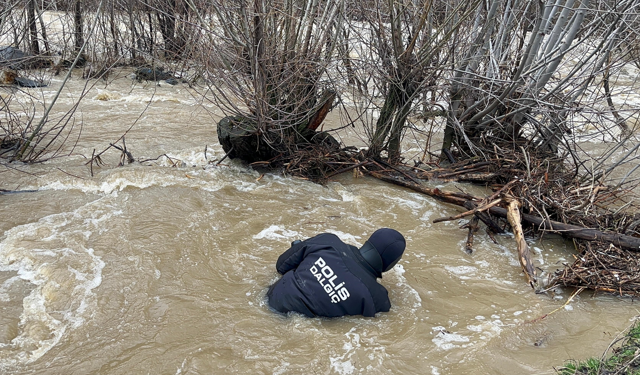 Bitlis’te dereye düşen mikserin sürücüsü kayboldu