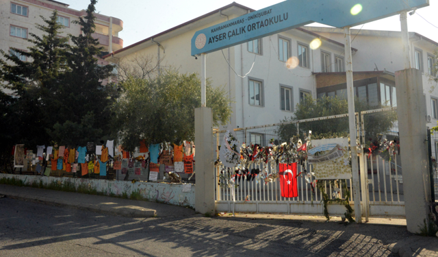 Ayser Çalık Ortaokulu'nda sessiz 23 Nisan