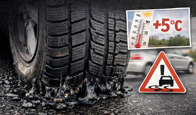 Kış lastiği +5 dereceden sonra riskli