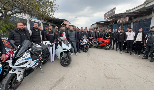 Motosikletli gruptan egzoz cezalarına tepki