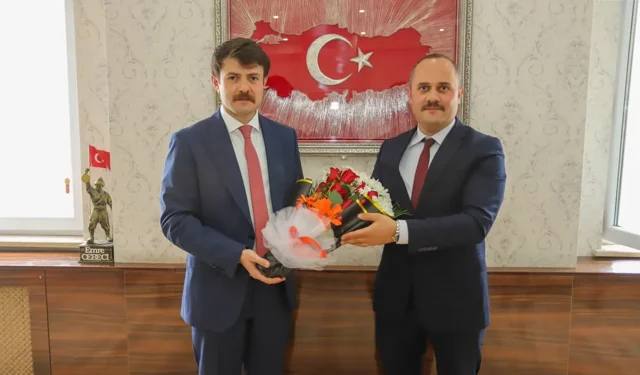 Müdür Akbaş’tan Kaymakam Cebeci’ye Nezaket Ziyareti