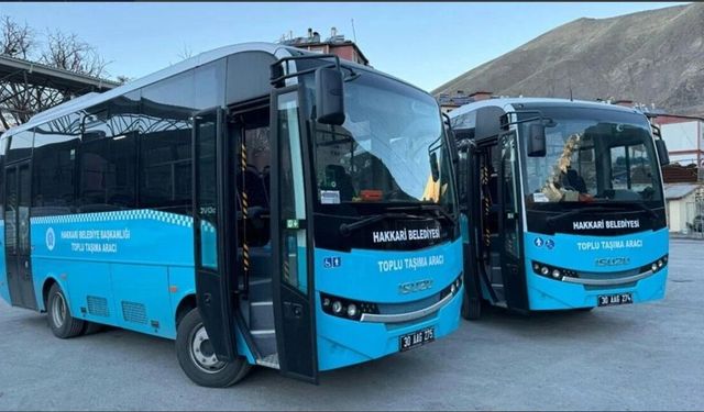 Hakkari’de bayram boyunca toplu taşıma ücretsiz olacak