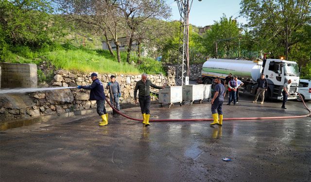 Çukurca Belediyesi çalışmalara hız verdi