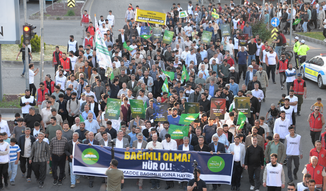 Diyarbakır’da madde bağımlılığına karşı yürüyüş