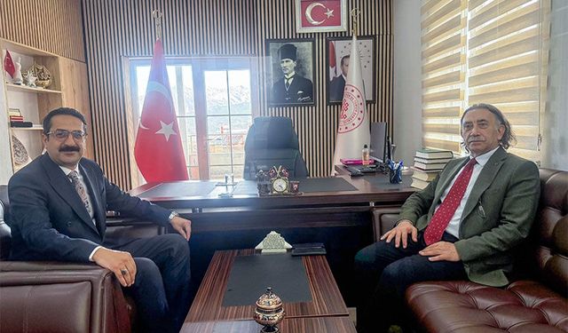 Rektör Gençcelep Ağacanoğlu'nu ziyaret etti
