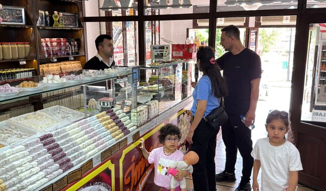 Safranbolu’nun meşhur lokumcularında bayram yoğunluğu