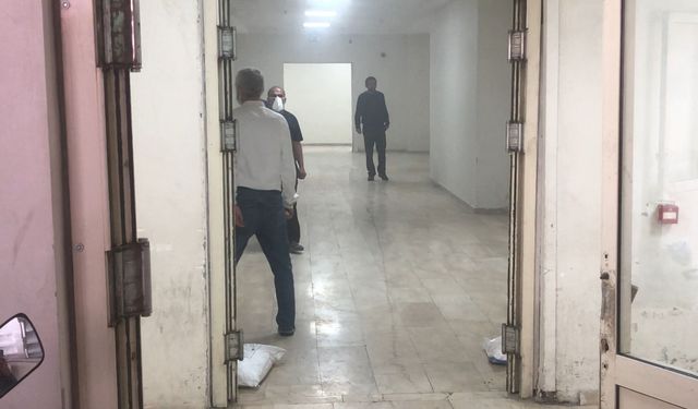 Siirt’te hastane çamaşırhanesinde yangın