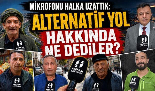 Hakkari'nin alternatif yolu neresi olmalı?