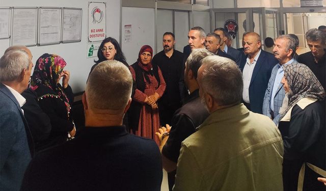 DEM Parti heyetinden hastaneye bayram ziyareti