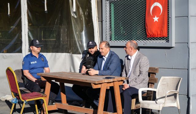 Vali Taşyapan görev başındaki personeli ziyaret etti