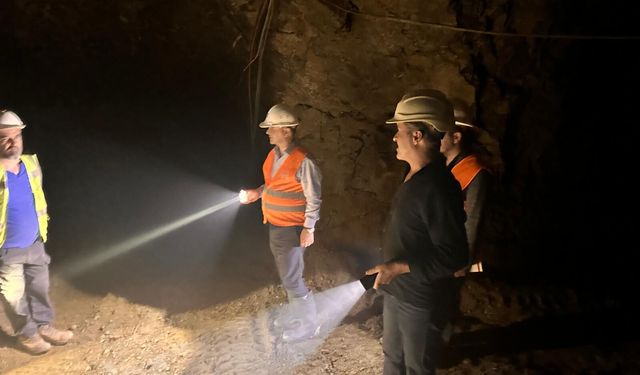 Hakkari'deki maden sahasına kritik ziyaret