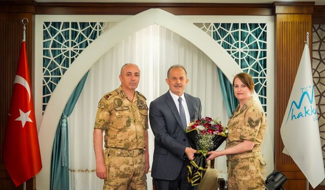 Tuğgeneral Cafer Öz ve heyetinden Vali Taşyapan’a ziyaret