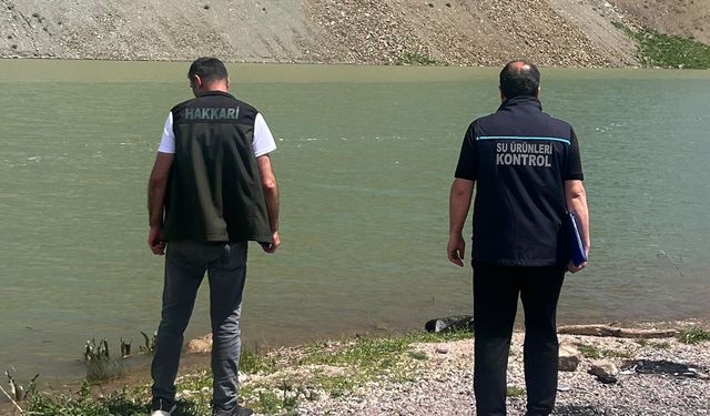 Hakkari’de iç sularda kontrol çalışmaları gerçekleştirildi