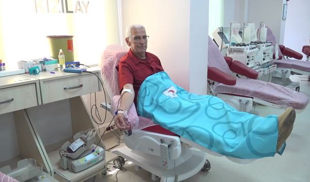 326 ünite kan bağışıyla binlerce kişiye umut oldu