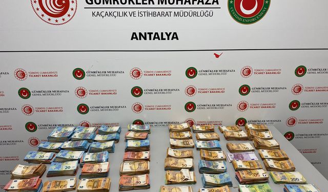 Bebek bezlerinde 381 bin avro ele geçirildi