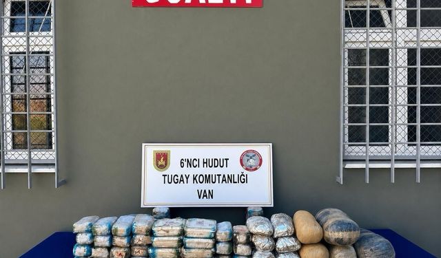 Van hudut hattında 44 kilo yasaklı madde ele geçirildi