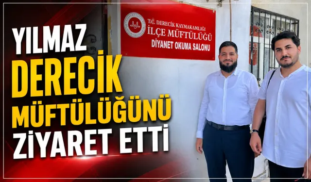 Yılmaz Derecik Müftülüğünü ziyaret etti