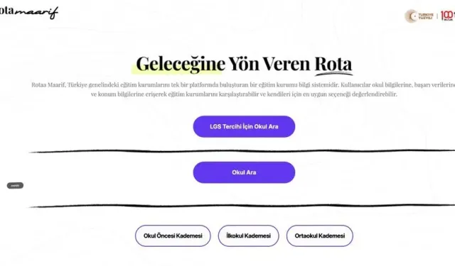 LGS tercihleri için Rota Maarif erişime açıldı