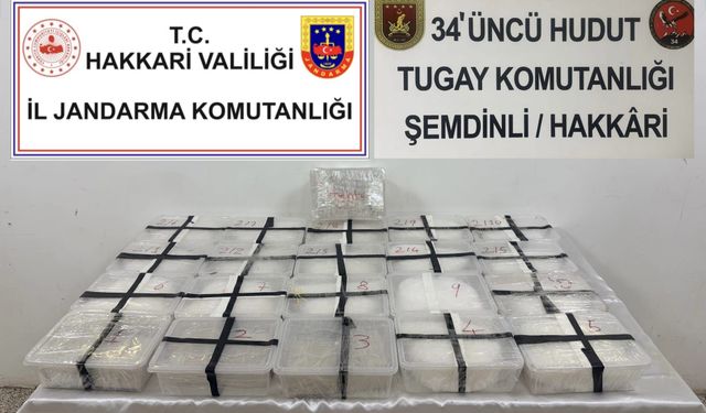 Hakkari’de nefes kesen operasyon! çuvallardan uyuşturucu fışkırdı