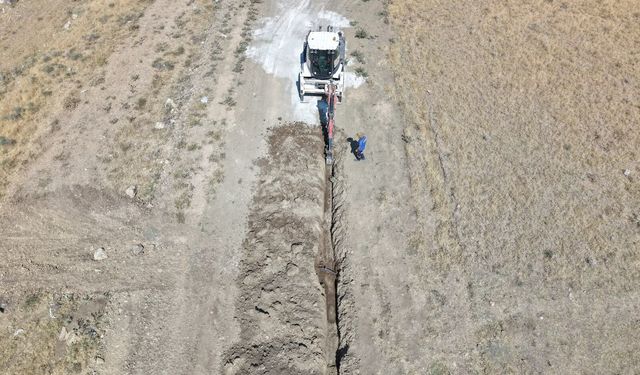 Van'da 500 hanenin su sorunu yeni içme suyu hattıyla çözüldü
