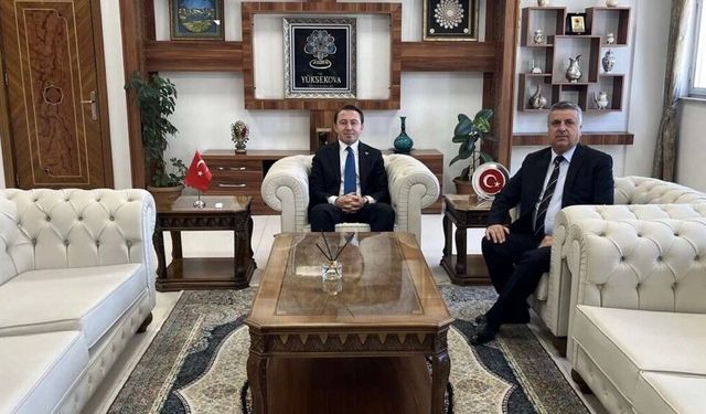 Başkan Yardımcısı Yaşar’dan Kaymakam Hülür’e ziyaret