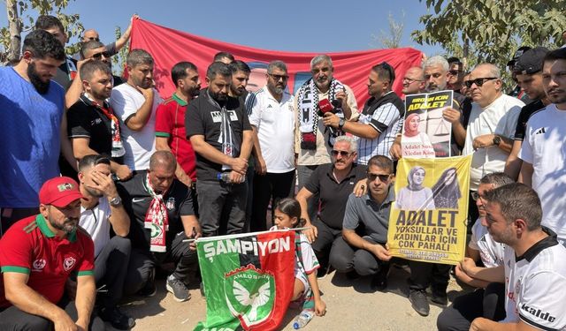Amedspor ve Beşiktaş taraftarları Rojin Kabaiş'in mezarında buluştu