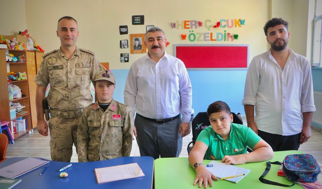 Kaymakam Yazıcı, Örencik İlkokulu’nu ziyaret etti