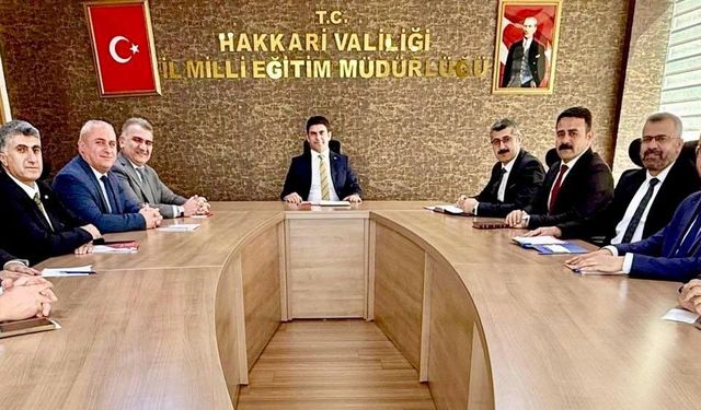 Hakkari İl Milli Eğitim Müdürlüğünde haftalık değerlendirme toplantısı