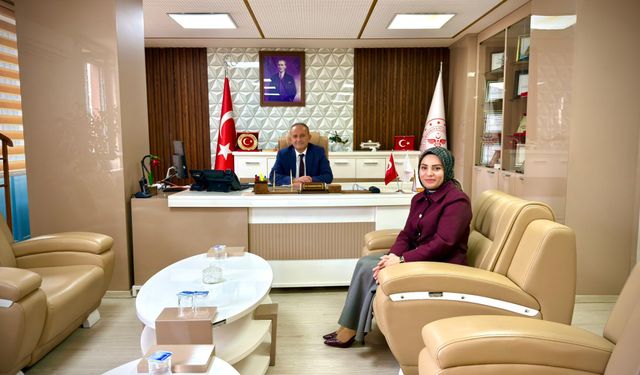 AK Partili Hayva Müdür Kara’yı ziyaret etti