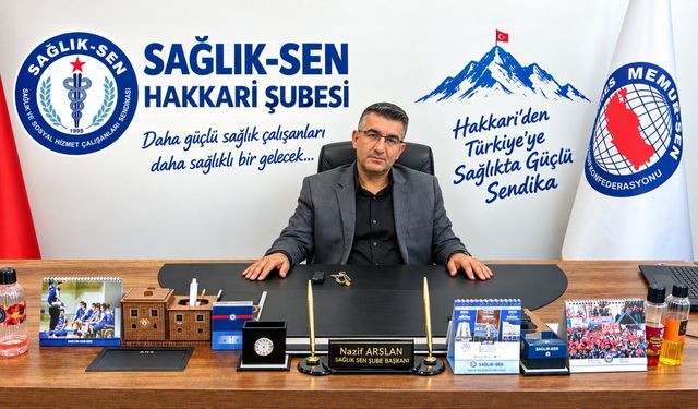 Sağlık-Sen Hakkari Şubesi’nden eğitime güçlü destek