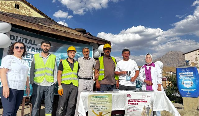 Hakkari’de halk sağlığı için sahada farkındalık çalışması