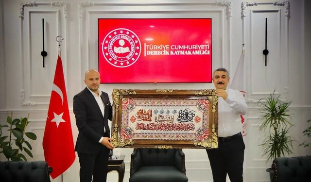 TÜGVA Şemdinli İlçe Temsilcisi Geylani’den Kaymakam Yazıcı’ya ziyaret