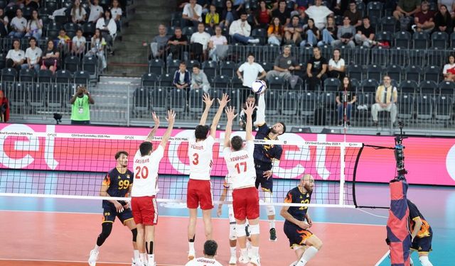 A Milli Erkek Voleybol Takımı, Romanya'ya kaybetti