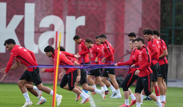 A Milli Futbol Takımı, İtalya maçı hazırlıklarına başladı