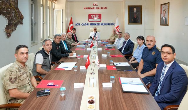 Hakkari’de Çağrı Merkezi koordinasyon toplantısı yapıldı