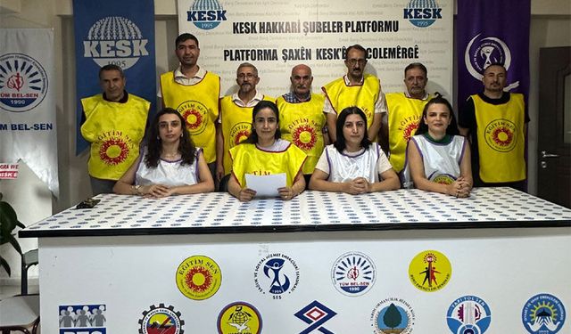 Hakkari Eğitim Sen’den okullar için kritik uyarı