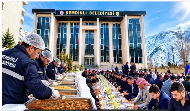 Şemdinli Belediyesinde, taziye evlerinde yemek hizmeti