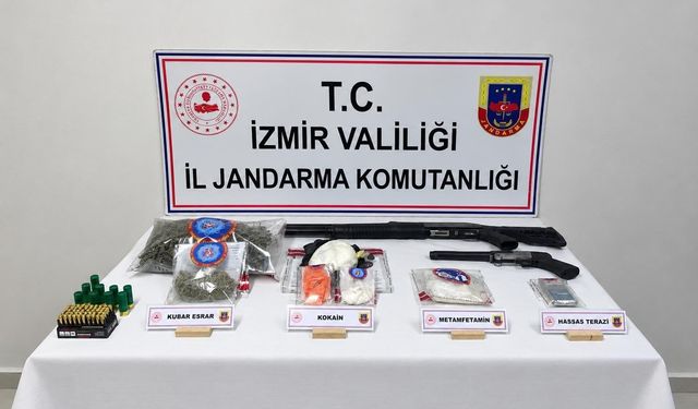 İzmir'de yasaklı madde operasyonu: 8 gözaltı