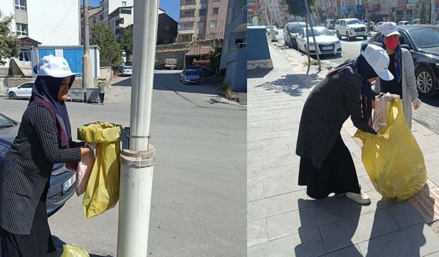 Hakkari’de belediyenin temizlik çalışmaları sürüyor
