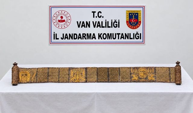Van’da tarihi eser operasyonu
