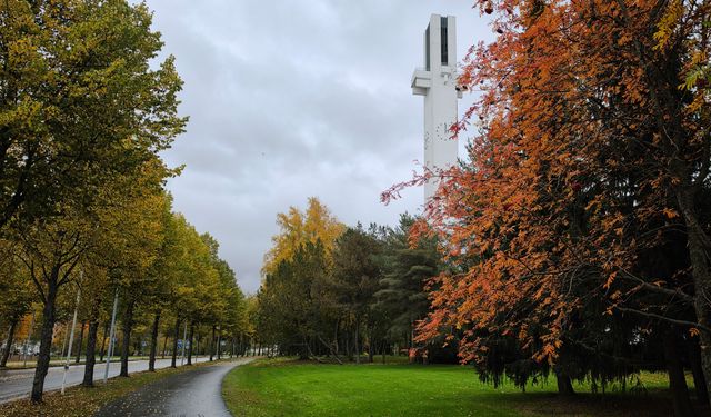 ‘Karlar ülkesi’nde sonbahar manzarası