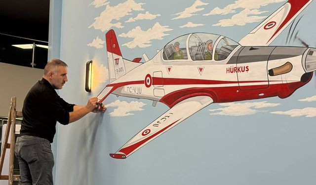 35 yıllık ressam, çocukların hayallerini çiziyor