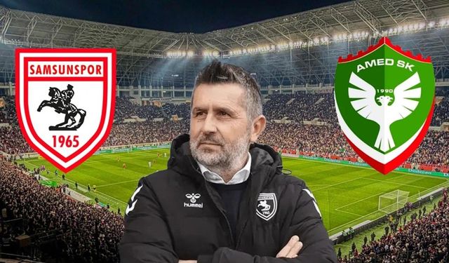 Samsunspor hocasından Amedspor açıklaması