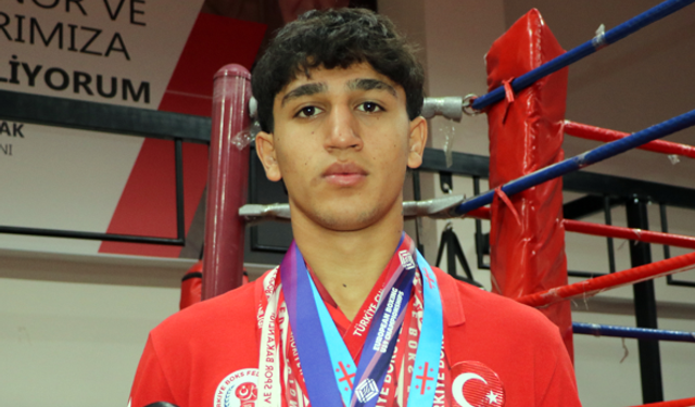 Vanlı Furkan'ın hedefi dünya şampiyonluğu