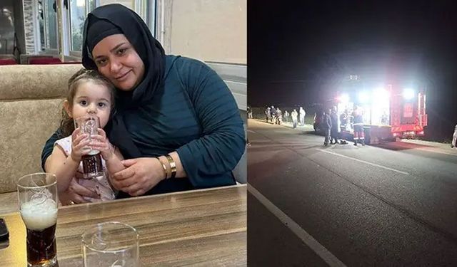 Otomobilin çarptığı anne ve 4 yaşındaki kızı öldü