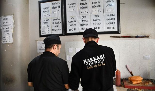 Hakkari Sofrası’ndan öğrencilere özel menü