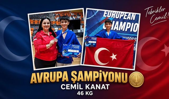 Hakkarili öğrenci Avrupa şampiyonu oldu