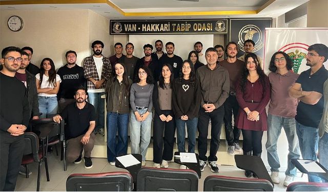 Van-Hakkari Tabip Odası, tıp öğrencileriyle buluştu