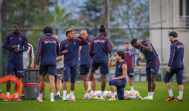 Trabzonspor, Samsunspor maçı hazırlıklarını sürdürdü