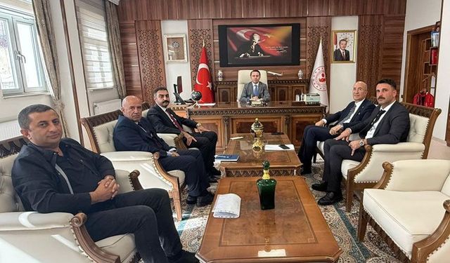 Diri ve Büyüksu’dan Kaymakam Hülür’e ziyaret